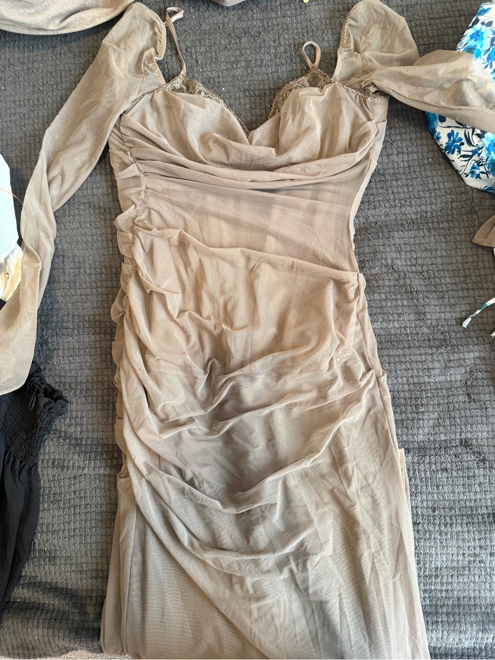 House of CB White Ruffled Mini Dress - Picture 12 of 12
